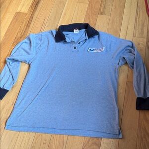 womens USPS clerk uniform 2xl Long Sleeve Polo Shirt used